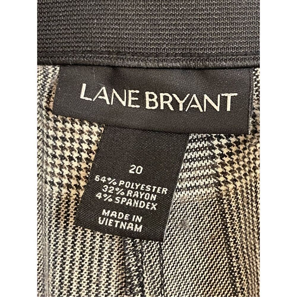 Lane Bryant women’s cuffed pants black white size 20 - Picture 7 of 7